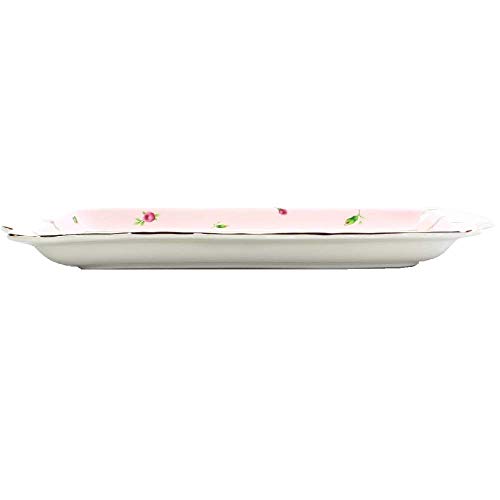 Royal Albert New Country Roses Pink Sandwich Tray, 11"