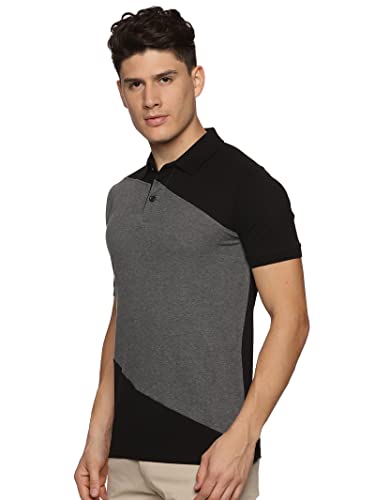 Image of ADRO Men's 100% Cotton Regular Fit Polo T-Shirt