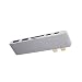 Produktbild Silber 6-in-1-Hubadapter Dual USB C-Hub USB 3.1 Typ-C-Hub Aluminium mit Thunderbolt 3 Port