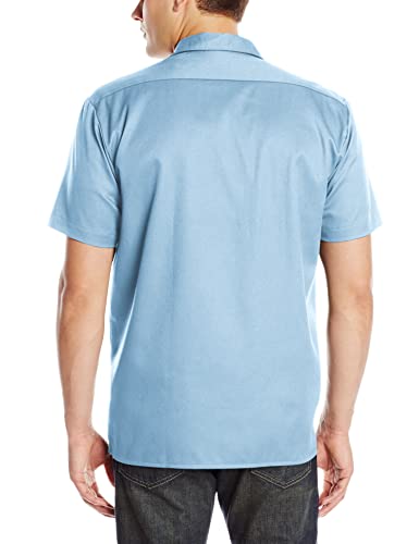 Image of Dickies Men's Short Sleeve Work Shirt - Durable Twill Button Down Shirts for Men, Lightweight Uniform for Daily Wear