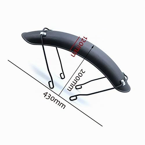 Garde-Boue Avant en Métal Noir pour Moto - Compatible avec Cruiser Vintage, Bobath, Vélo de Saleté Tout-Terrain Personnalisé