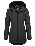 【Heekpek Veste Femme mi Saison】 Matière extérieure : 100 % polyester déperlant, qui protège efficacement contre la pluie du printemps et de l'automne ou les éclaboussures quotidiennes. Matière intérieure : 100 % polyester, doublure noire brossée au toucher lisse, facile à enfiler et à retirer sans coller à la peau.