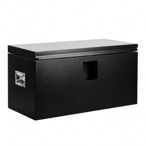 YRCHOFQU 24" Steel Trailer Tongue Tool Box