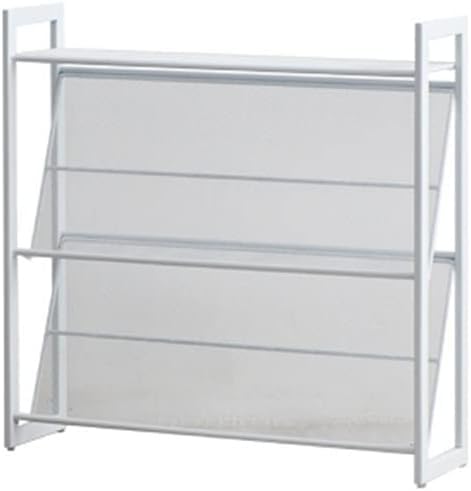 Étagère à chaussures élégante en métal support rangement fer peu encombrant bureau