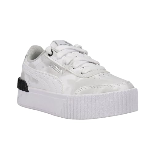 PUMA Toddler Girls Carina Lift Summer Graphic Platform Sneakers Shoes Casual - White - Size 1 M2