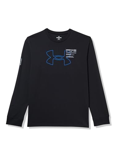 Under Armour 1388678-1-YXL UA B Glitch BL LS Black YXL
