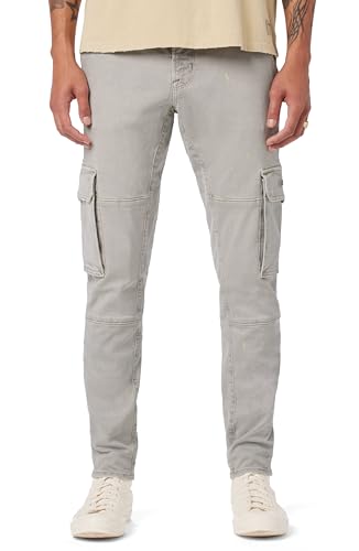 Pantalon cargo skinny HUDSON pour homme en coton stretch noir
