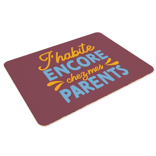 Sets de table rouge humour blague enfant, l'idée cadeau originale et drôle - 3