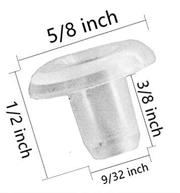 HomeAmore Plugues de botão de escada de trilho inferior com persianas horizontais [12]