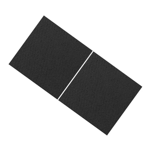 GANAZONO 2pcs High Temperature Graphite Carbon Felt Thermal Insulation Pads for Vacuum Furnace, Soft Carbonized Felt Sheet 100×100×10mm for Industrial and Laboratory Furnace Accessories