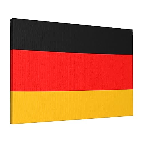 Toile drapeau de l'Allemagne 100% coton avec peinture décorative solide pour mur