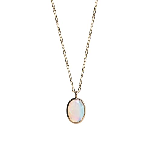 [cui-cui] オーストラリア K10YG オパールネックレス レディース - cui-cui - 商品画像