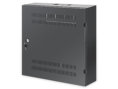 Intellinet 713689 Szafka niskoprofilowa 19" z słupkami Poziome 4U i Pionowy 2U Czarny