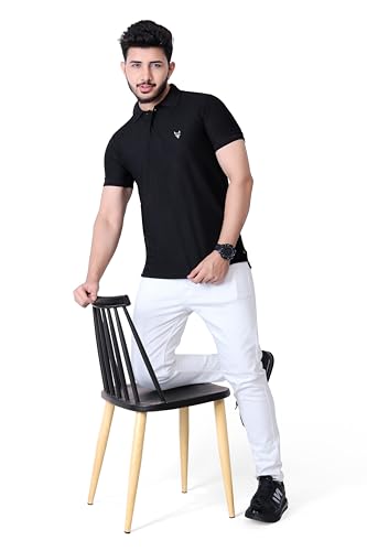 Image of Men's Premium Polo T-Shirt | Classic Collar | Smooth Finish | Half Sleeve Casual Wear (XS to 3XL)