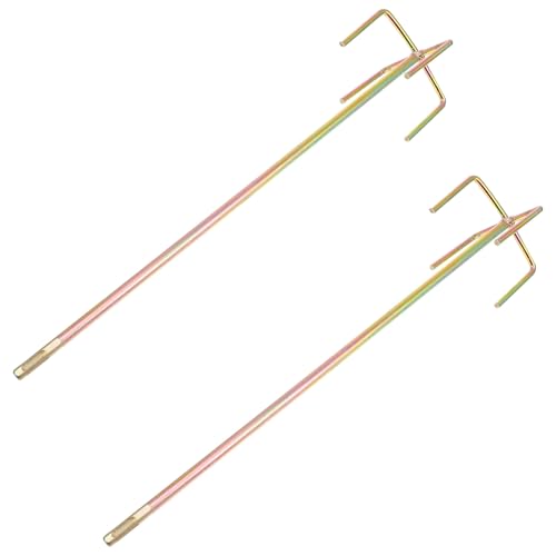 SOLUSTRE Accesorios de Mezcla para Taladro Eléctrico, 2 Varillas Mezcladoras de Mortero y Pintura, Herramienta Robusta para Mezcla en Construcción y Reformas Reutilizable