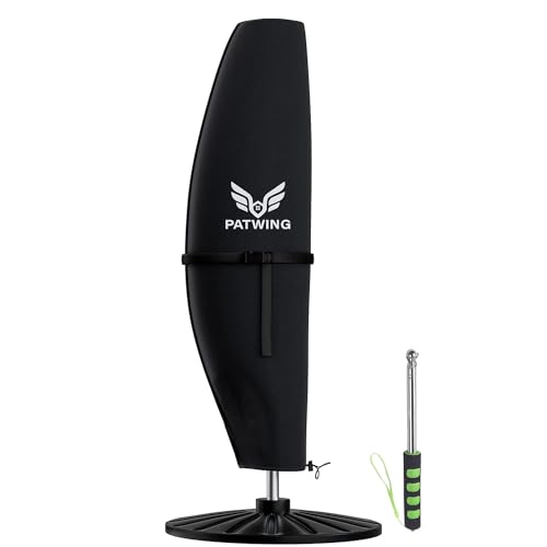 PATWING Housse Parasol Deporte, Housse de Protection en Tissu Oxford 600D, Couverture de Parasol ​Imperméable, Anti-UV, Housse de Parasol avec Tige