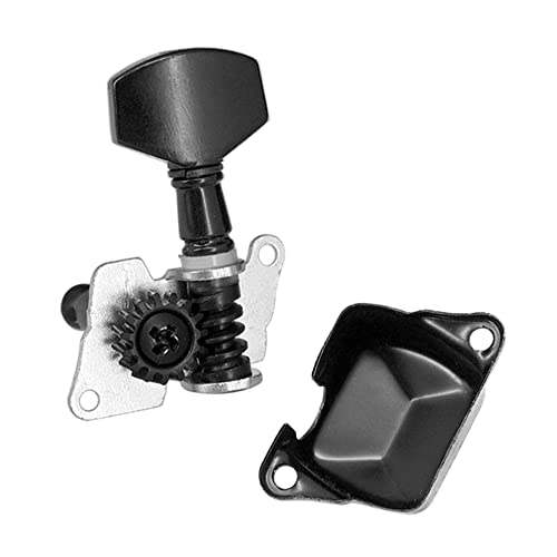 Homesen peças Tarraxas de Afinação de Cordas de Guitarra Semi-Fechadas Cabeças de Máquina de Afinaçã