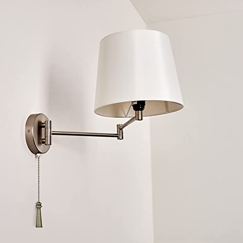 Image of Aspen Creative 20507-11, 12 inch Clear with Light Green Line Glass Knob with Pull Chain in Copper