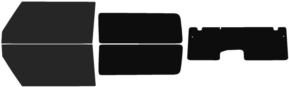 The Tint Effect Precut Window Tint Kit Compatible with Ford Bronco 2 Door (2021-2026) (Front Windshield Visor precut in 15%) Automotive Film