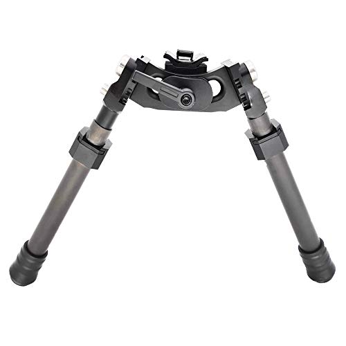Tactical Long Range Carbon Fiber Bipod With Rotating Bipod Adapter For Sling Swivels #TOP4