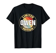 Showcase your appreciation for someone called Owen with this Owen Tee. This Personalized Owen Name T-Shirt will make a great addition to Owen's wardrobe. Lightweight, Classic fit, Double-needle sleeve and bottom hem