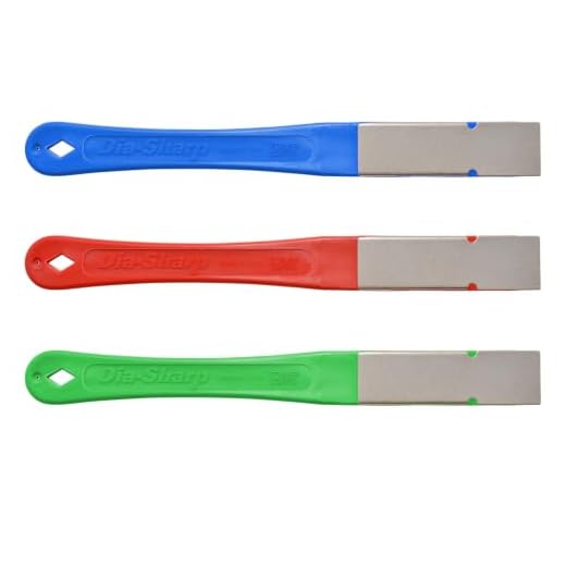 DMT (Diamond Machining Technology) 2.5-in. DiaSharp Diamond Mini-Hone Sharpening Kit of Coarse, Fine, and Extra Fine Grit Sharpeners (D2K)
