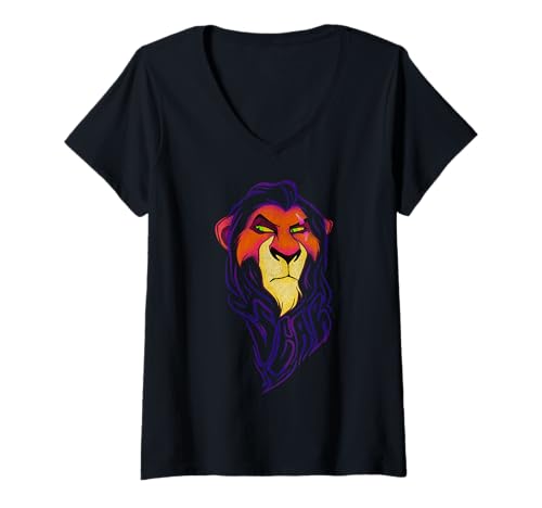 T-shirt col V Scar Roi Lion idéal pour un look streetwear