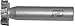 F&D Tool Company 35221 Woodruff Keyseat Cutter, Shank Type, Carbide Tipped, Straight Tooth, 709 American Standard, 1 1/8" Diameter, 7/32" Width of Face, 2 7/32" Overall Length