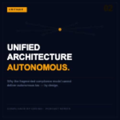Series 3 - The Critique : The Case Against Fragmentation: Why Autonomous Tax Compliance Requires a Unified Architecture &mdash; and Why the Market Is Still Selling You the Opposite