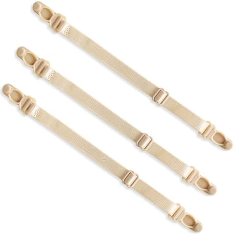 YARBAR Women's Bra Strap Clips Non-Slip Bra Strap Holder, 3 Pieces Cover