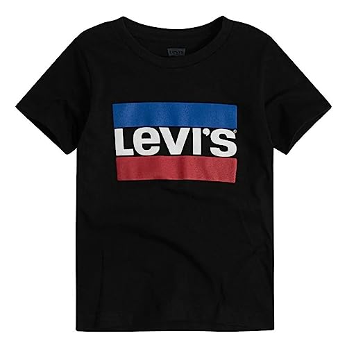 Levi's Lvb Sportswear Logo Tee Bambini e Ragazzi, Nero, 10 anni