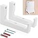 Produktbild Babotech Wandhalterung für Fritz Repeater 6000/3000  Zweiteiliges Set mit Schrauben & Dübeln  Robuste Befestigung für optimalen WLAN-Empfang  Einfache Montage - Made in Germany