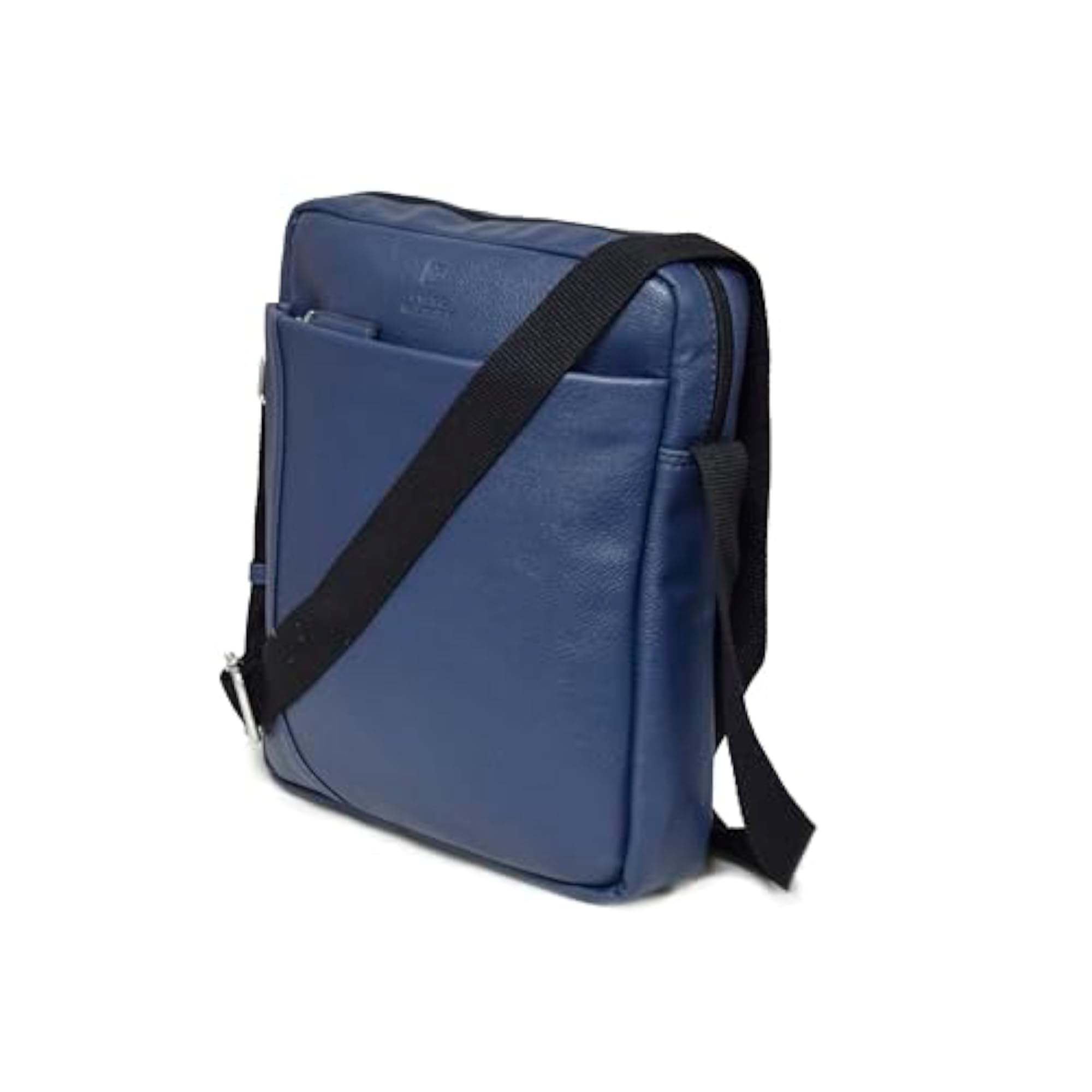 ALFIE Blue PU Sling Bag for Men & Women, Durable