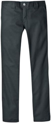 Dickies Big Boys' Skinny Straight Pant, Black, 14