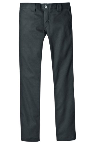 Dickies Big Boys' Skinny Straight Pant, Black, 10 #TOP7