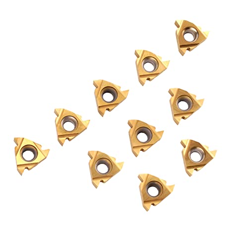 10Pcs 16Ir Ag60 Inserts Lathe Indexable Threading Carbide Internal Thread Insert Blade For Threading Turning Holder #TOP4