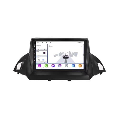 Radio Coche 2 DIN Bluetooth 4G+64G con Carplay Inalámbrico para Ford Kuga 2 1