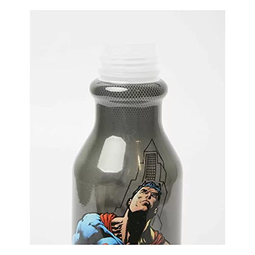 Garrafinha de Plástico Super Homem Tampa Rosca - 500ml