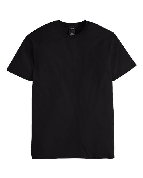 HanesUnisex Perfect-T PreTreat T-Shirt Black