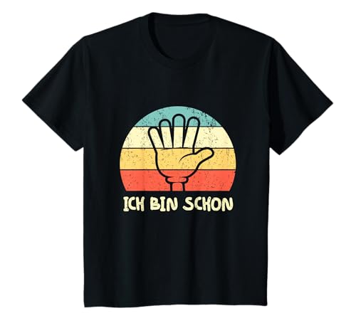 Kinder Geburtstag Deko Hand 5 Jahre Jungen Mädchen Ich Bin 5 T-Shirt