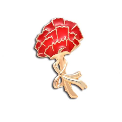 Broche fleur d'oeillet élégante accessoire bijoux fantaisie pour femmes