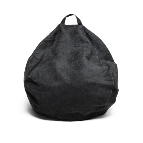 Funda Bolsa Frijoles Solo Terciopelo Lavable Cremallera Engrosada Sin Relleno Almacenamiento Juguetes Blandos Tela Elástica Color Sólido Patio Oficina Sala Estar,K,90 * 90cm