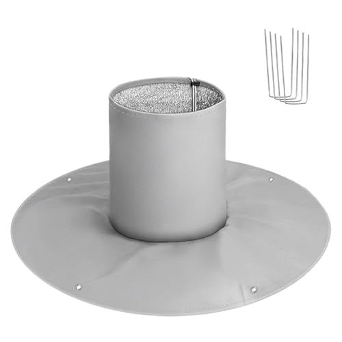 Protectores de raíz de palmera, protectores de congelación de raíces de árbol, protectores de plantas con clavos de tierra, protector de tronco de árbol, cubiertas de escarcha de raíces de árbol de
