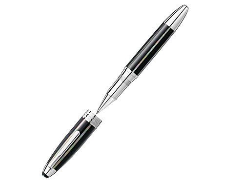Image of Montblanc Meisterstück Moon Pearl LeGrand Rollerball pen, Platinum trim