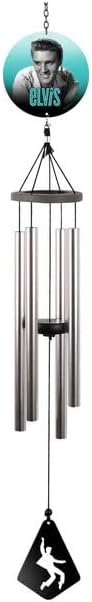 Spoontiques - Wind Chimes - Garden Décor - Decorative Chimes for Yard and Garden Decoration - Elvis Wind Chime