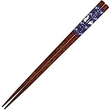 サンライフ 「 兎の花便り 」 箸 大人 長い 食洗機対応 ブルー 23cm 日本製 H-06876