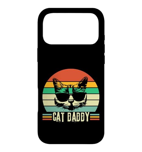 Cat Daddy Vintage 80s Retro Style For Dad �X�}�z�P�[�X iPhone 17 Pro Max �p