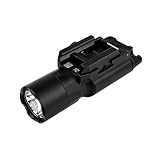 victacdent 500 Lumens Tactical Flashlight Compatible with Picatinny 20mm Width Rail for Rifle Or...