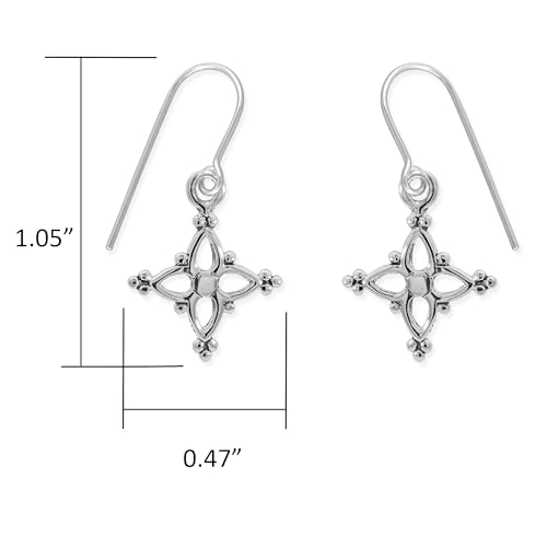 Boma Jewelry Sterling Silver Bohemian Star Dangle Earrings4