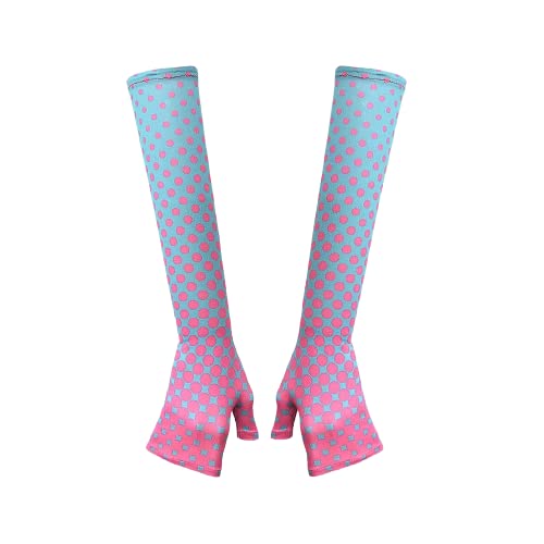 Vamprose Zombies Cheerleader Costume For Toddlers Girls 10Y Halloween Cheerleading Outfits Pom Poms Little Girls Cheer Uniforms Dress(9-10Y,Cutepink) #TOP4